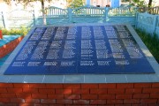 Мраморные плиты с фамилиями воинского захоронения ст. Малоархангельск, 2011 год.