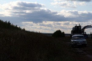 Возвращение вертолётов Президента в Курск