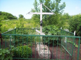 Усилиями двух местных верующих женщин на могилу Никодима была поставлена скромная металлическая ограда, существующая и доныне
