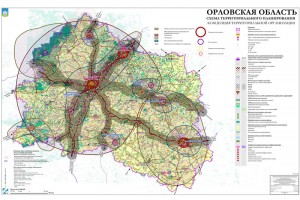 Рабочие материалы схемы территориального планирования Орловской области: Полюса роста.