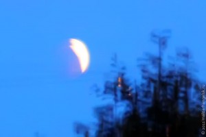 Первое лунное затмение 2011 года.