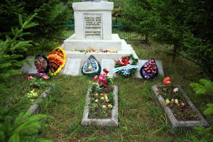 Братское захоронение в селе Луковец Малоархангельского района Орловской области.