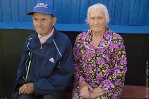 Участник Великой Отечественной войны В. А. Аничкин с супругой.