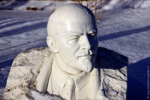 Бюст Ленина в Мишкове.
