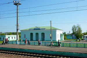 Вокзал станции Малоархангельск.