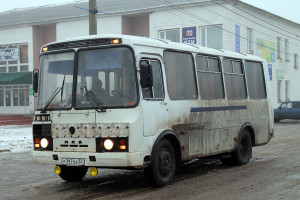 Автобус в Малоархангельске.