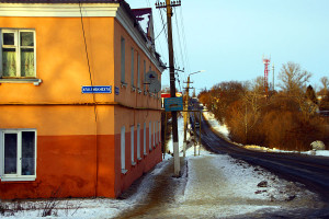 Улица Советская в Малоархангельске.