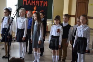 Фестиваль солдатской песни во второй городской школе Малоархангельска