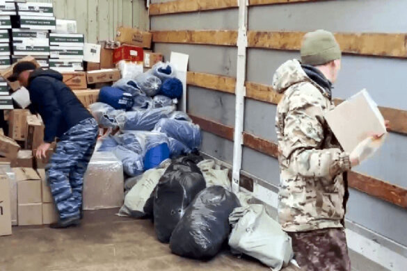 Малоархангельский район Орловской области собрал четыре тонны гуманитарной помощи для российских военнослужащих