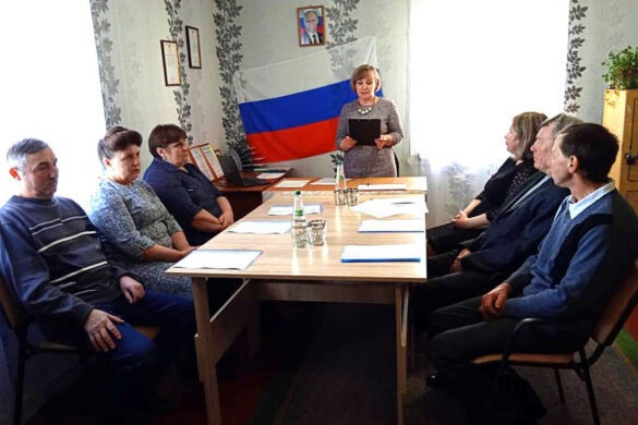 Заседание Первомайского сельского Совета народных депутатов Малоархангельского района