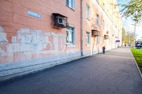 Улица Красный переулок в Екатеринбурге.